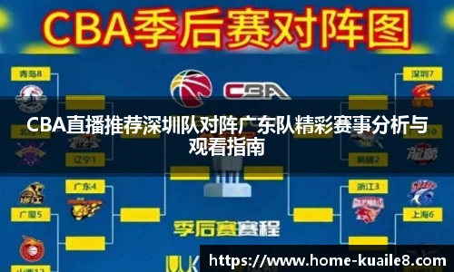 CBA直播推荐深圳队对阵广东队精彩赛事分析与观看指南